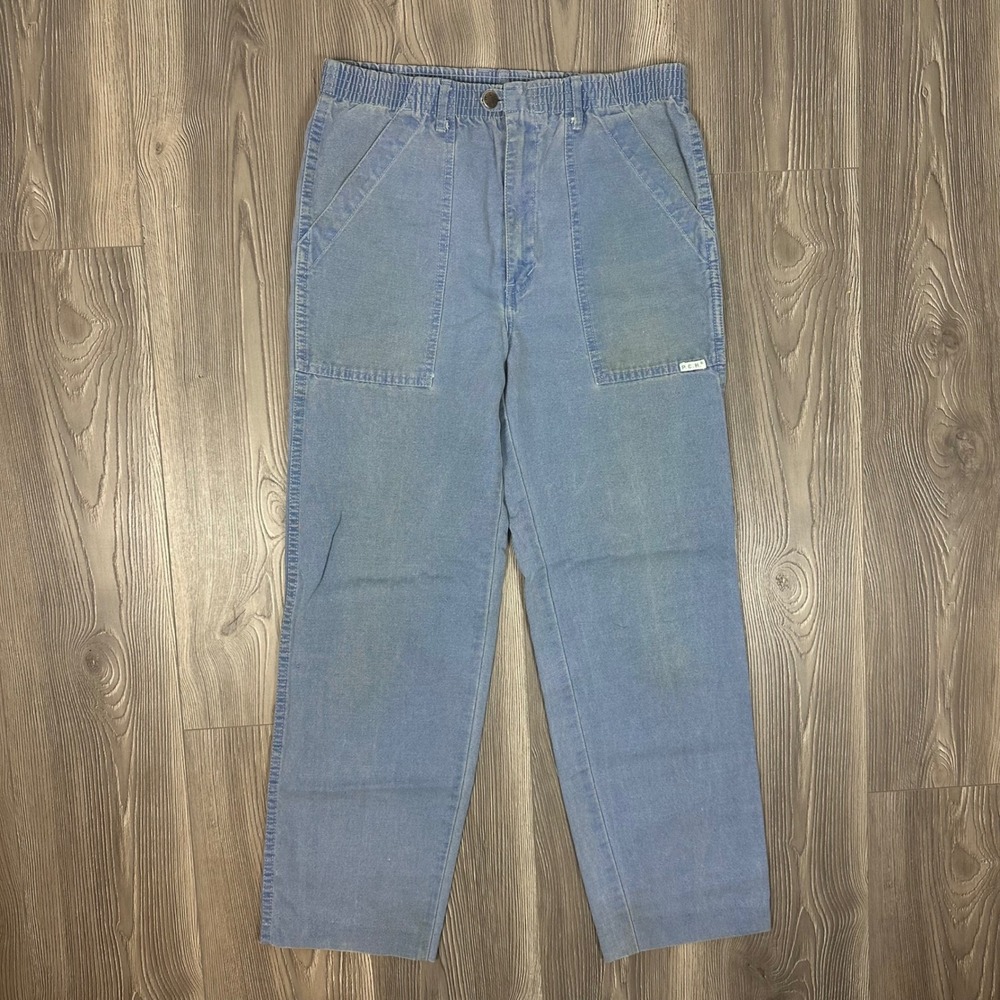 Vintage Pacific Coast Highway Light Wash Carpenter Style Jeans - SIZE 30 W Denim